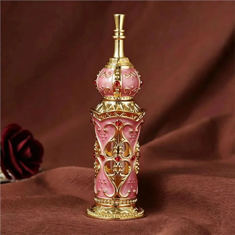 Creative Metal Shell Perfume Bottle Travel Separate Bottle Empty Bottle 12ML Essential Oil Glass Bottle Perfume Bottle ZJ436