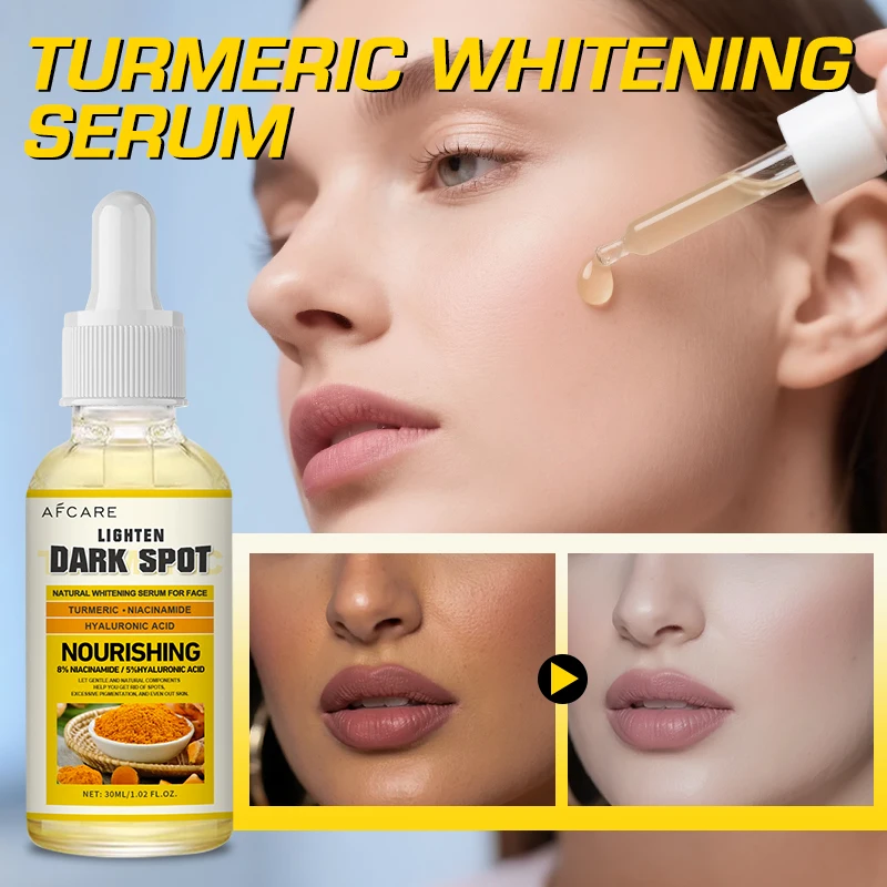 

Turmeric Serum Moisturizing Facial Skin Essence Niacinamide Hyaluronic Acid Daily Care