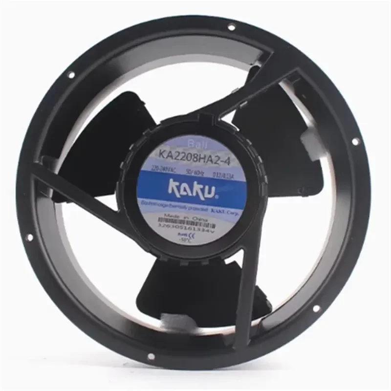 For Original KAKU card solid KA2208HA2-4 220V 0.12A 22080 electrical cabinet cooling axial flow fan