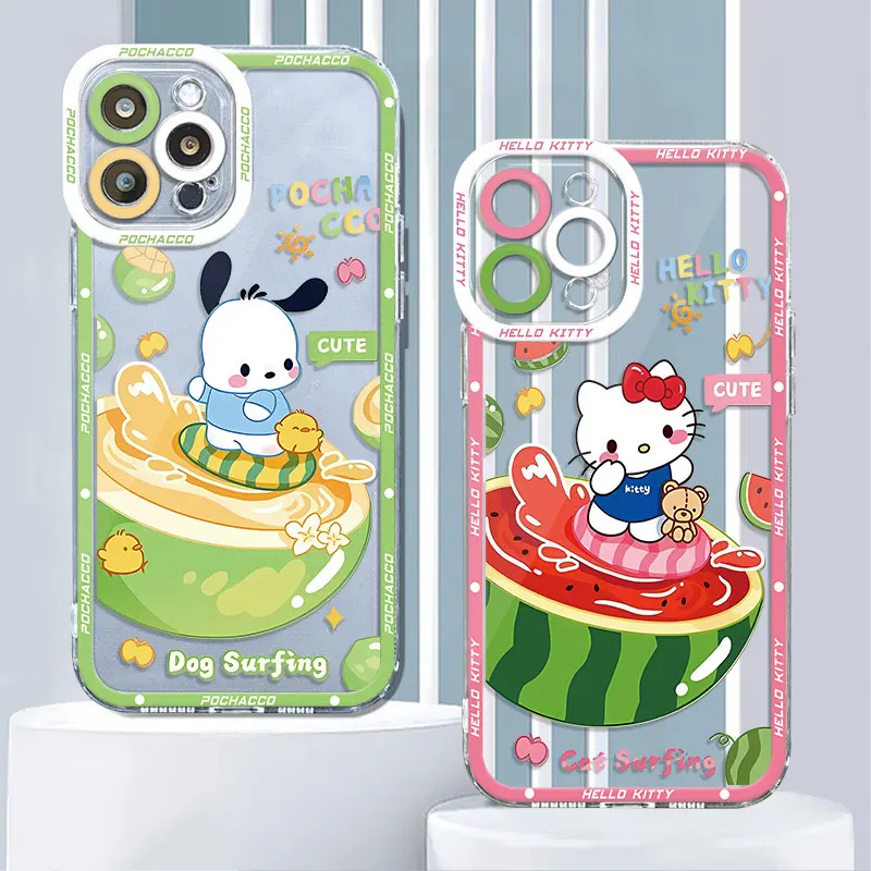 Sanrio Melody Phone Case for Samsung Galaxy Note 20 Ultra S20 S24 FE S23 FE S21 Note 10 S10 Plus S22 Plus S23 Ultra Cover