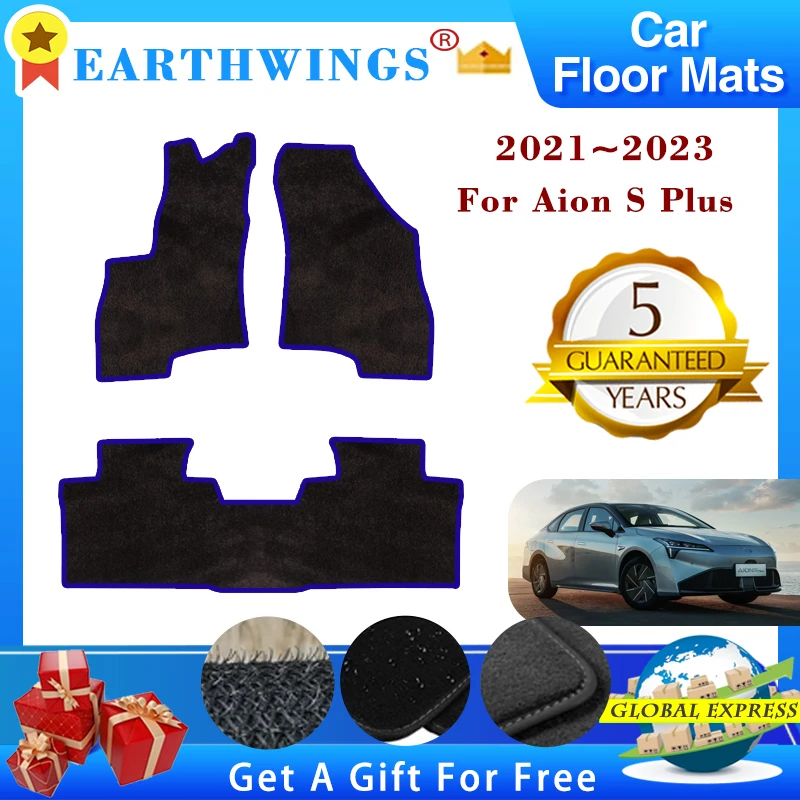 

Fit For Aion S Plus 2021 2022 2023 5 Seater Car Floor Mat Flannel Polyester Foot Carpets Foot Full Set Pads Rug Auto Accessories