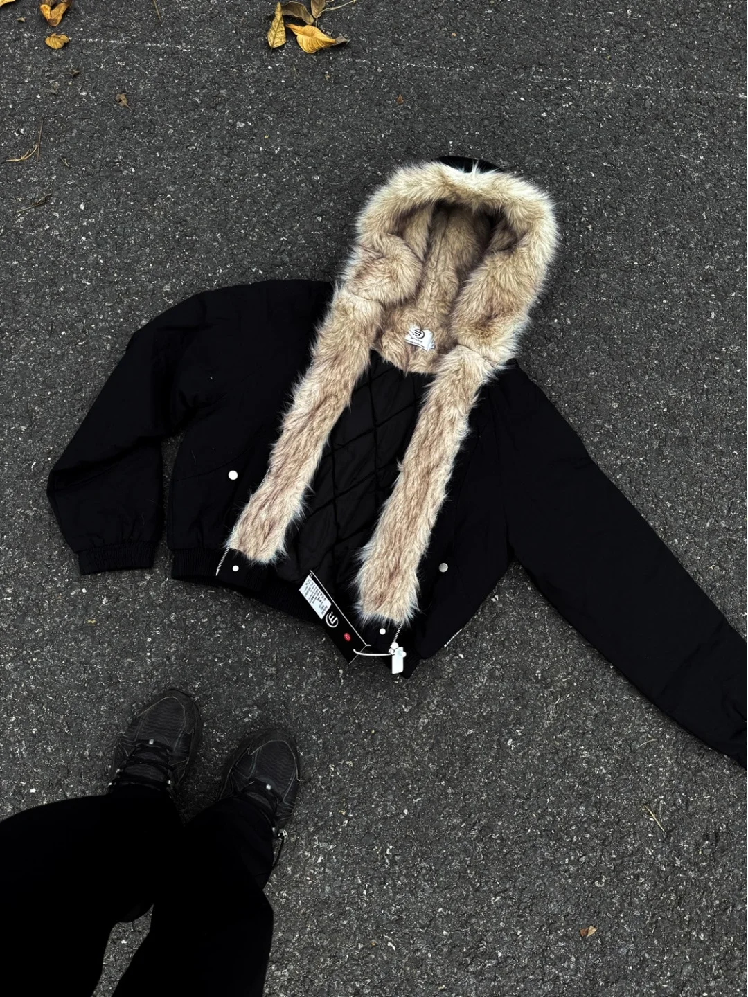 

Мужская зимняя куртка Waed Canvas с капюшоном, свободного кроя, с меховым воротником, в американском стиле Cleanfit, для пар, повседневная, на молнии