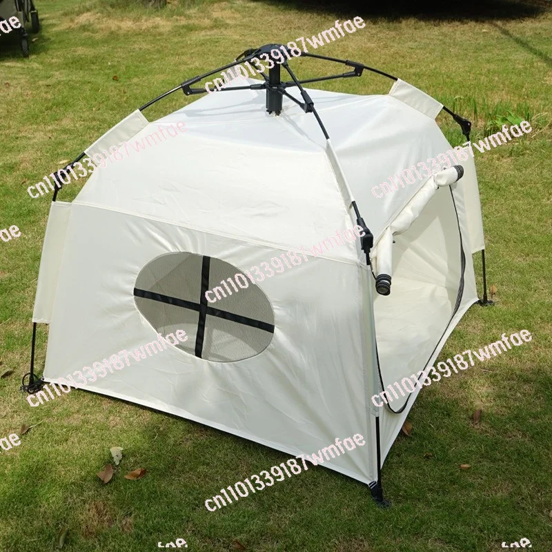 Automatic Foldable Pet Tent, Rainproof Sunshade Portable Car Dog Cat House for Large Breed Outdoor Camping