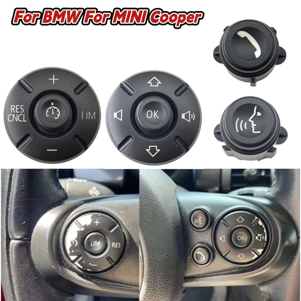 For BMW Steering Wheel Volume Cruise Control Switch For MINI Cooper F54 F55 F56 F57 F60 Replacement Car Interior Accessories
