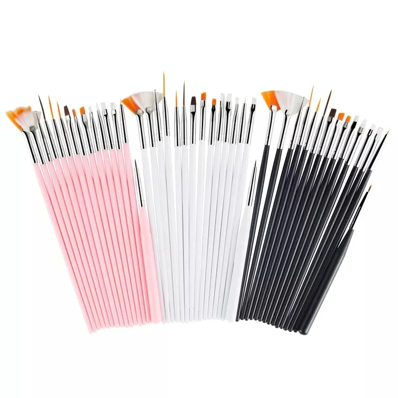 Nail Brush For Manicure Gel Brush For Nail Art 15Pcs/Set Nail Brush Acrylic Liquid Powder Carving Gel Brush