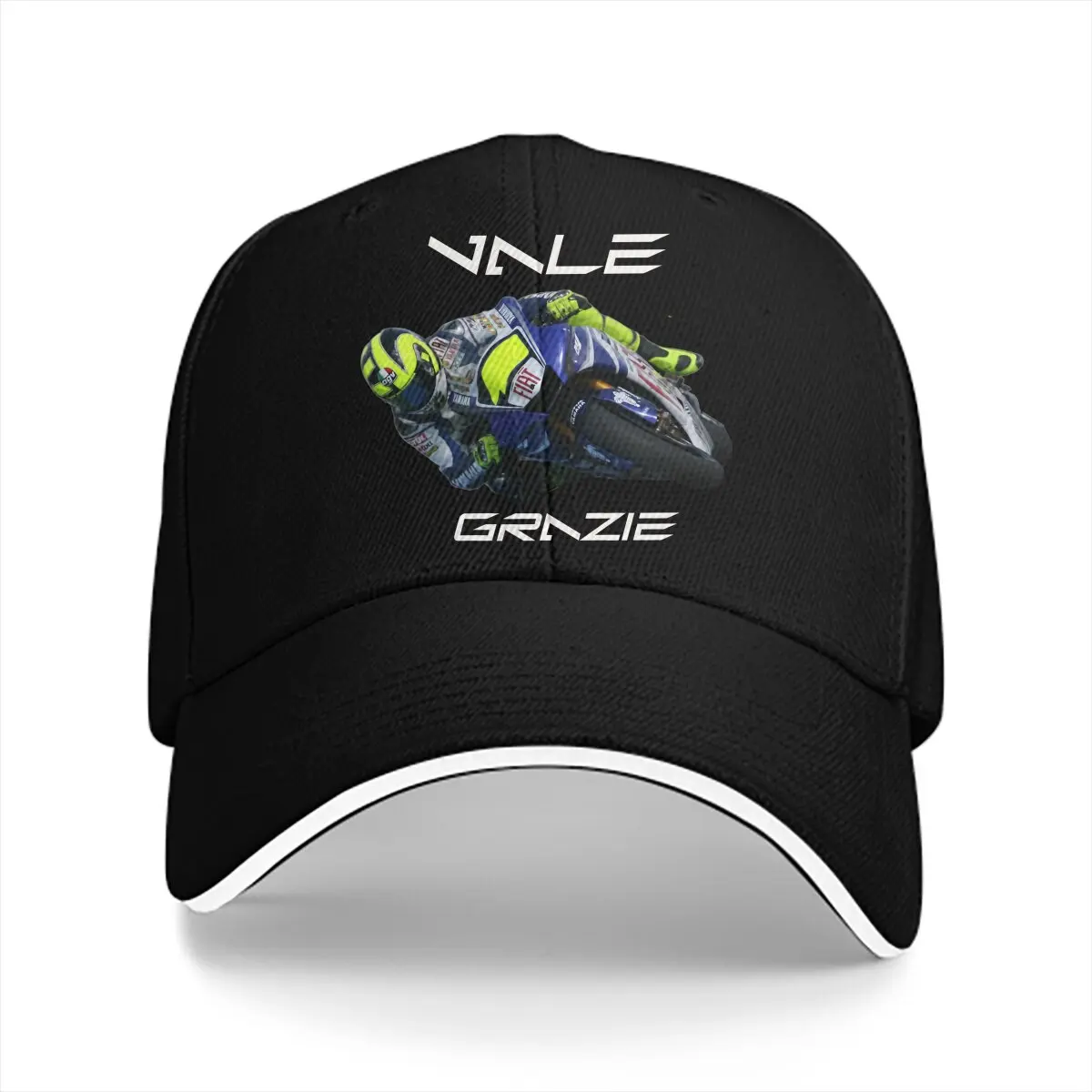 Grazie Vale Moto Gp Rossi Multicolor Hat Peaked Women's Cap Personalized Visor Protection Hats