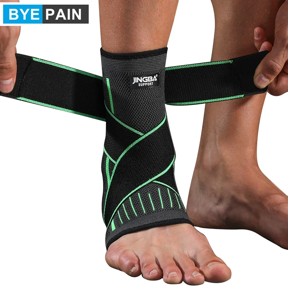 

Ankle Support, Breathable Ankle Compression Sleeve with Adjustable Wrap, Elastic Ankle Braces Stabilizer for Plantar Fasciitis