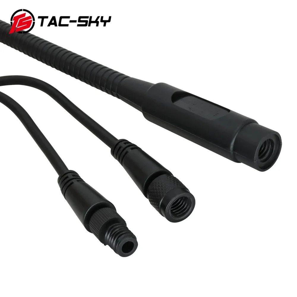 Auriculares tácticoss TS TAC-SKY Airsoft con antena PRC-148/152 - imagen 5