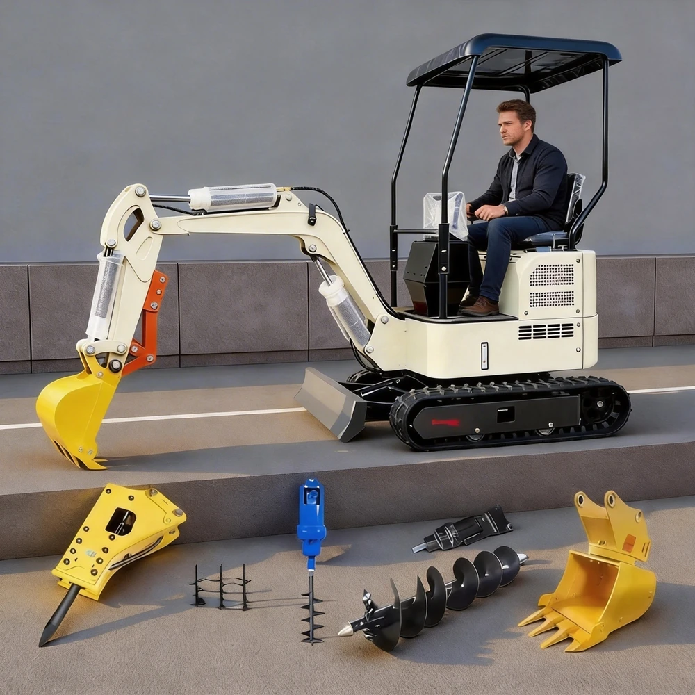 

Mini Excavator 1.0Ton Multifunctional Construction 3.0Ton 2.0Ton digger Yanmar engine CE EPA Euro 5 Manufacturer direct sales