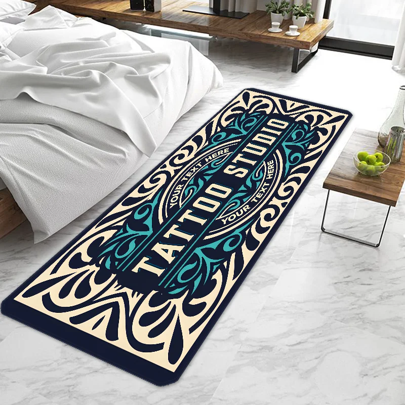 

Tattoo Shop Door Mat Entrance Doormat Non-slip Washable Kitchen Carpet Living Room Hallway Rugs Door Mats Bathroom Bath