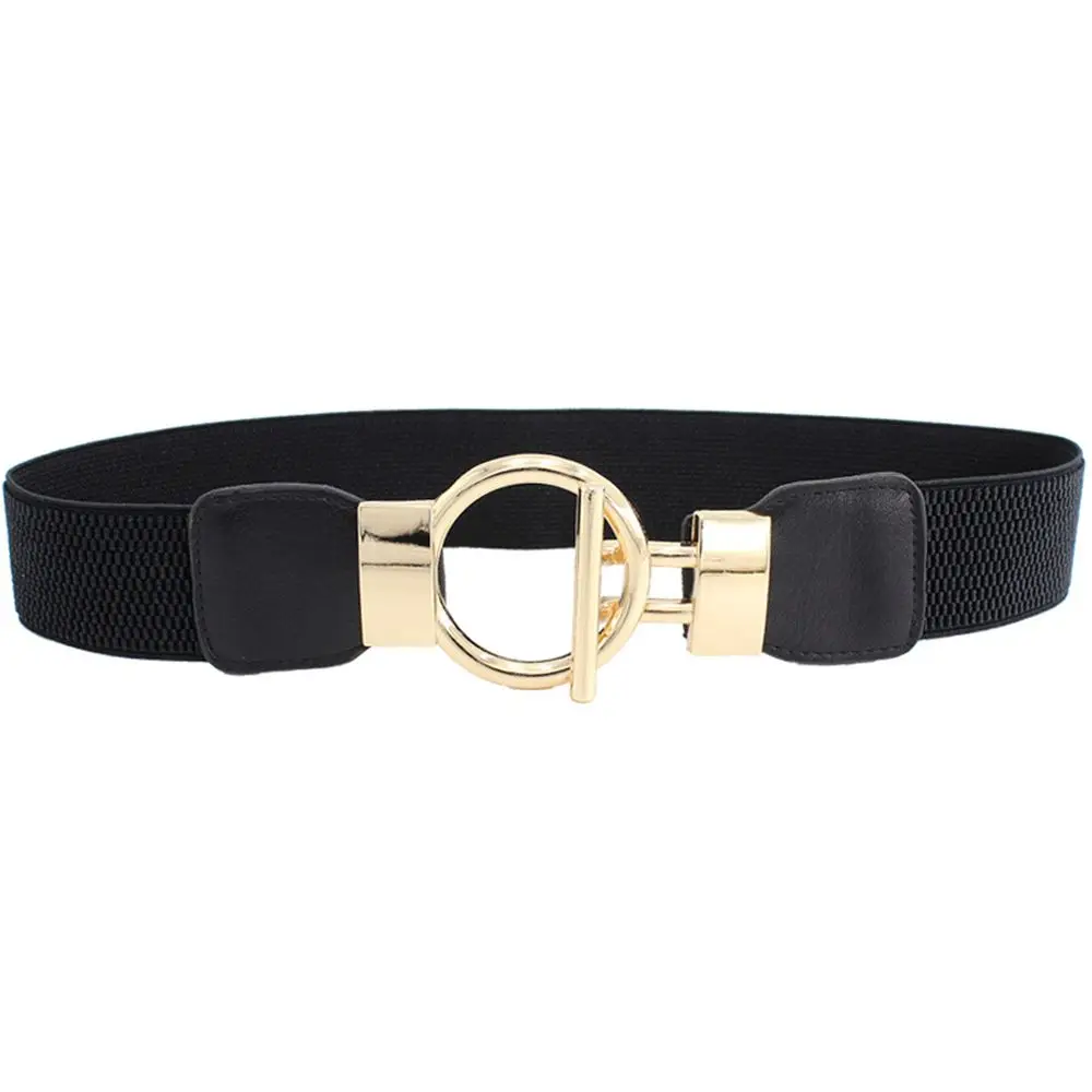 Ceinture décorative pour robe de femme, accessoires de structure ronde, taille environnementale élastique