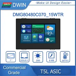 DWIN 4.3/7.0/10.1 DGUS2 Commercial Grade  HMI LCD Display Resistive Touch Screen With Shell Connect With PLC/Arduino/STM32