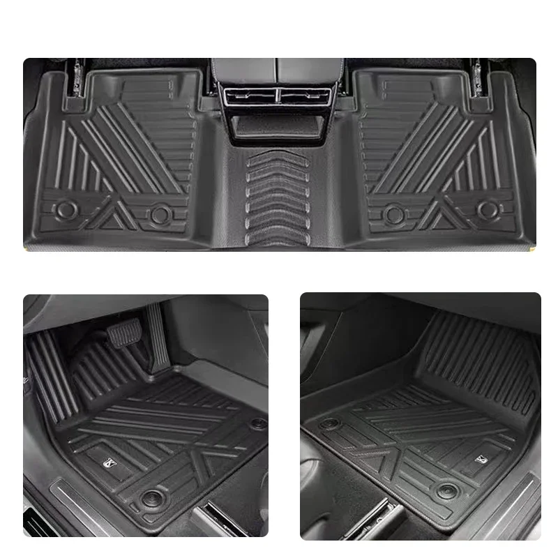 Car Foot Mats For Zeekr 001 2021 2022 2023 2024 2025 LHD Dirt-resistant Pad Foot Carpet Floor Cover TPE Mud Set Auto Accessories