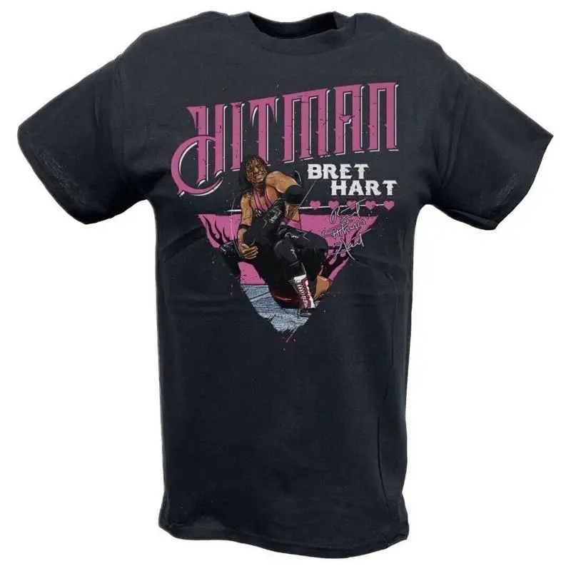 Bret Hart Sharpshooter camiseta negra
