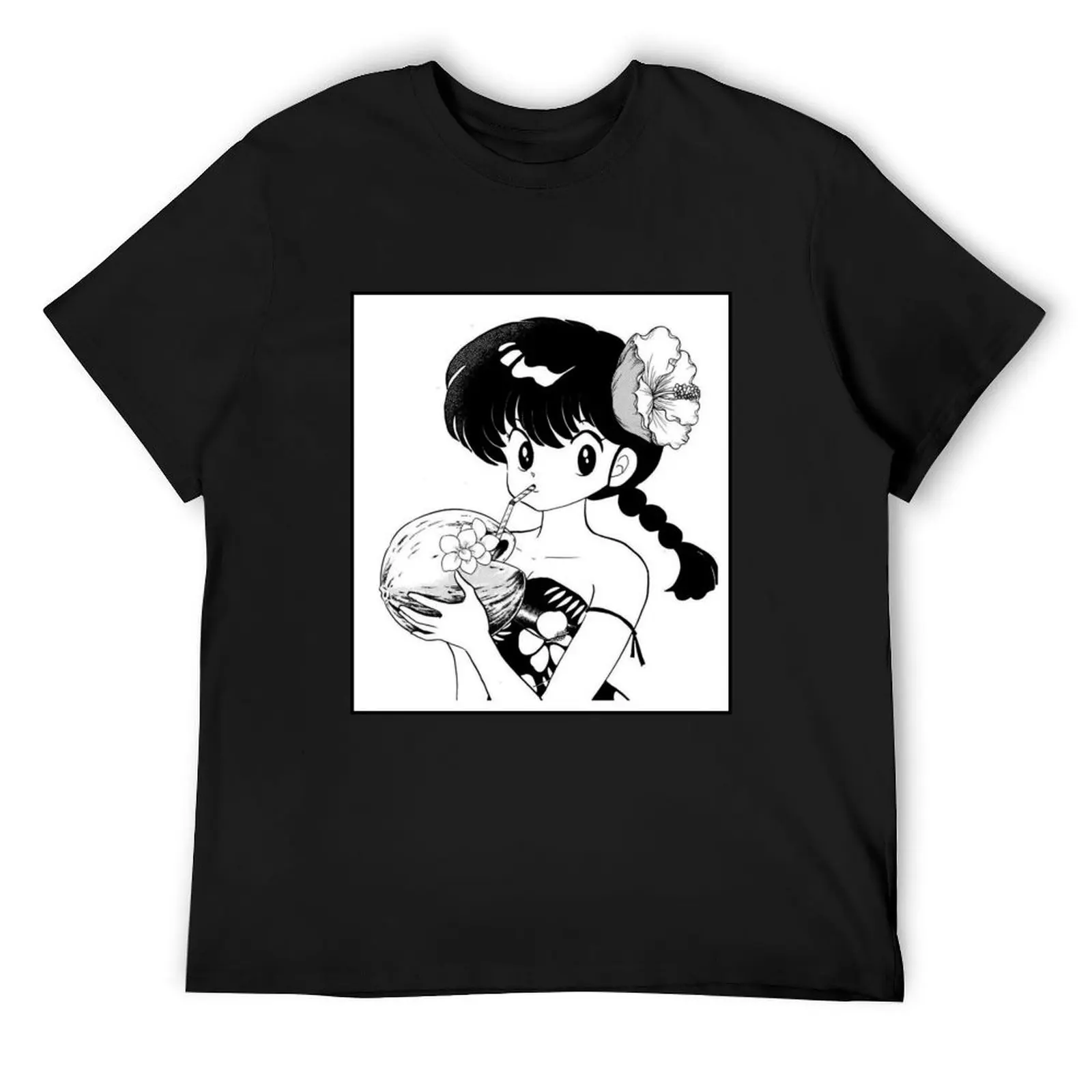 

Ranma Girl Beach - Ranma 1/2 Summer Edition 2021 T-Shirt shirts graphic tops men t shirts high quality