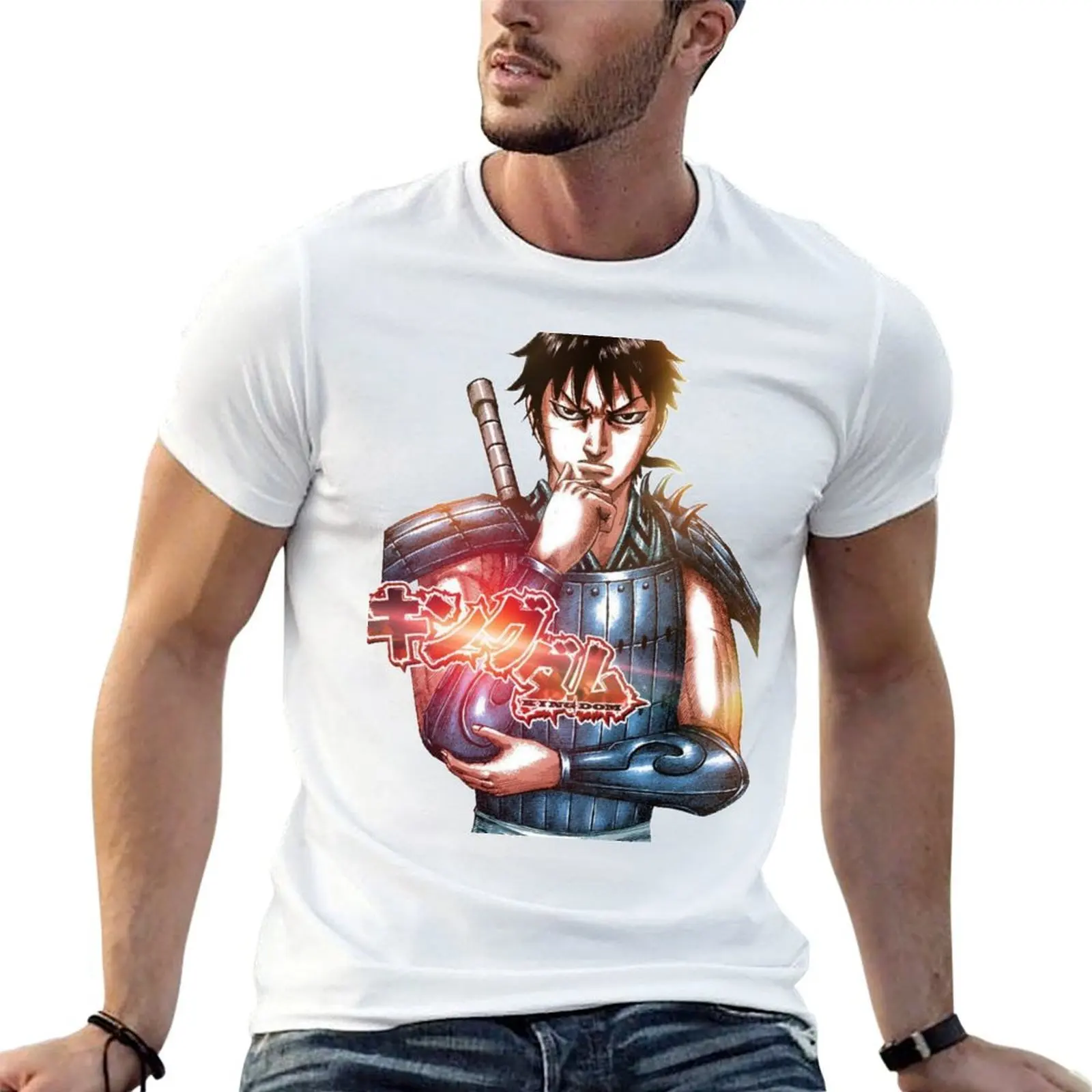 

Kingdom : Badass Shin fanart T-Shirt man graphic t shirt t shirt for man man t shirts high quality luxury brand T-shirt