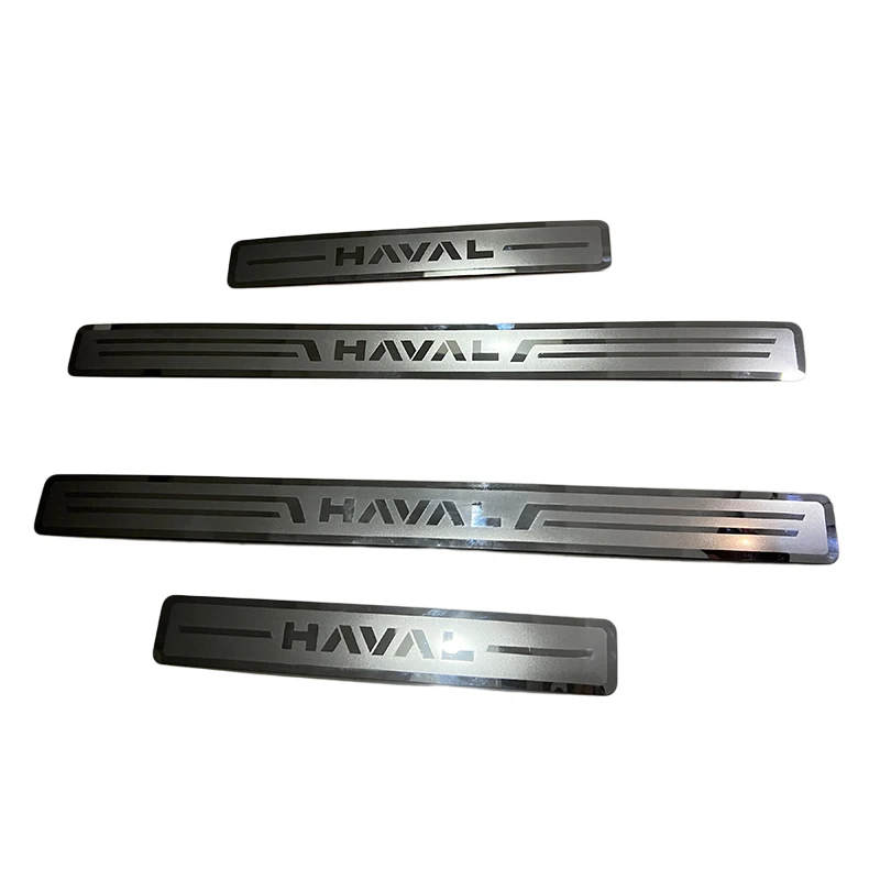 Car Door Sill Stainless Metal Protection for Haval Series Waterproof Protect Film for Haval Dargo Jolion H6 F7 H1 H2 H3 H4 H5