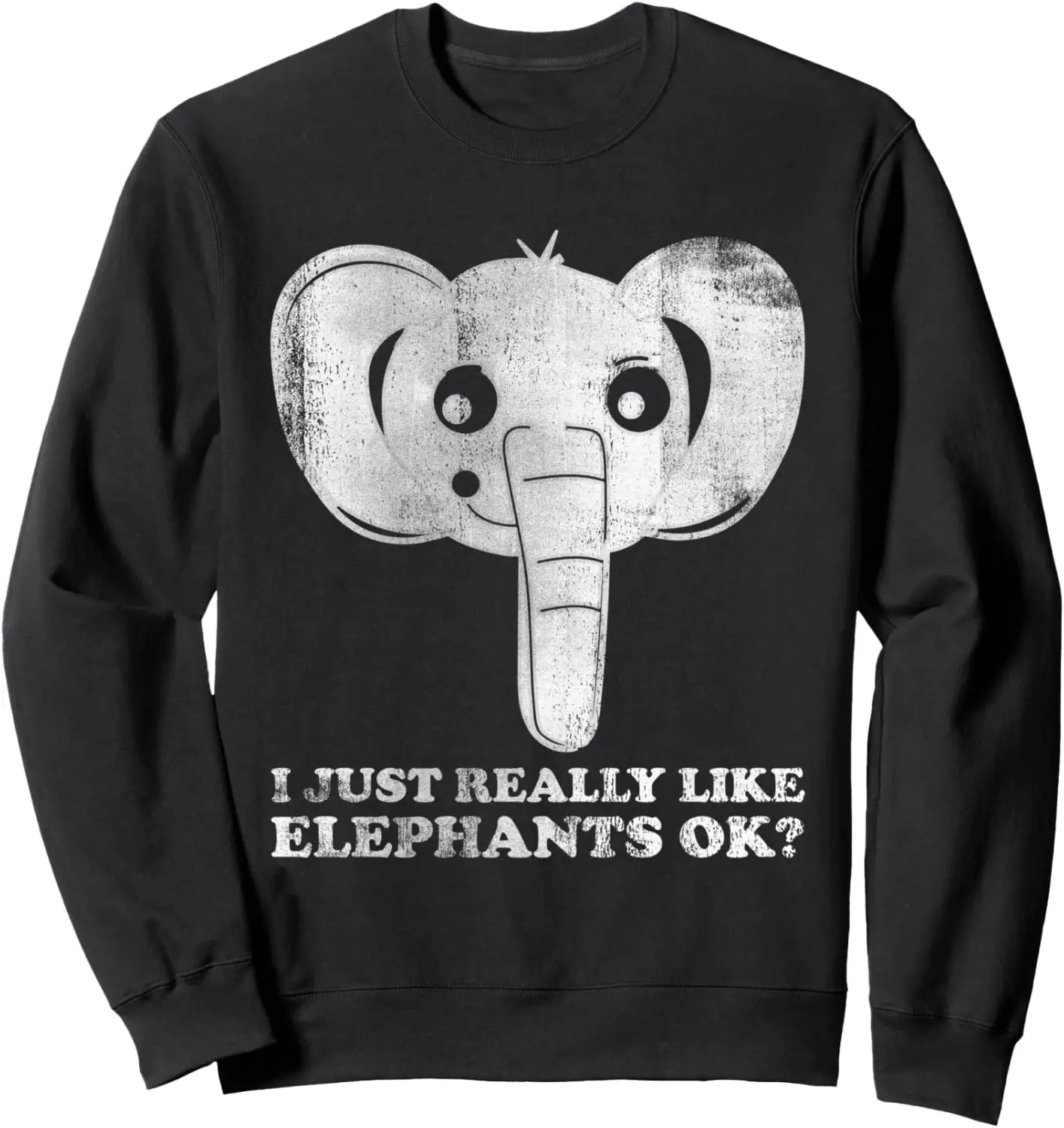 

Cute Zoo Animal Elephant | Funny Zoo worker Zookeeper Gift Sweatshirt