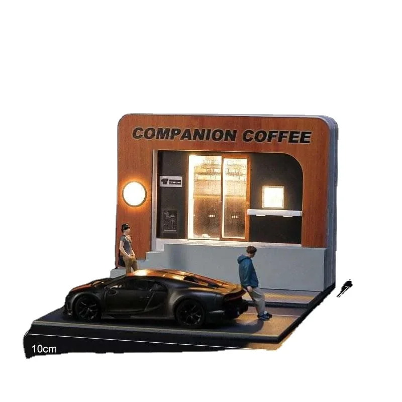 

#For Parking Lot 1:64 Diecast Car Model Fix Parking Space Solid Wood Garage Model Handmade DIY Scene Model Customization
