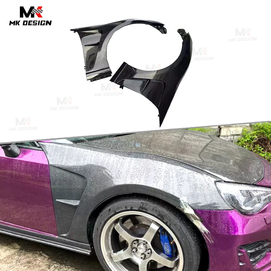 

Carbon Fiber Front Fenders Body Kits for Toyota 86 BRZ GT86 2012-2019 Side Fender Flares Air Vent Aprons Car Accessories