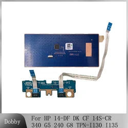 Tablero de botones de ratón para ordenador portátil, panel táctil Original para HP 14-DF, 14-DK, 14-CF, 14S-CR, 340, G5, 240, G8, TON-I130, 6050A2981001