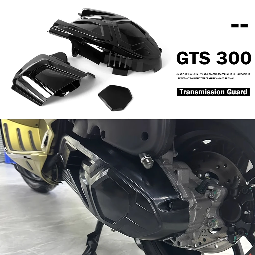 

New For Vespa GTS 300 GTS300 HPE GTV 300 GTV300 Motorcycle Accessories Engine Cover Plastic Heat Shield Insulation Protector