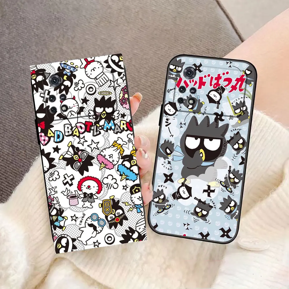 Cute Crow Cartoon B-Badtz Maru Phone Case For Xiaomi 10T 11 11T 12T 13 13T 14 Poco X5 X4 X3 M6 M5 M4 M3 F6 F5 F4 F3 GT NFC Case