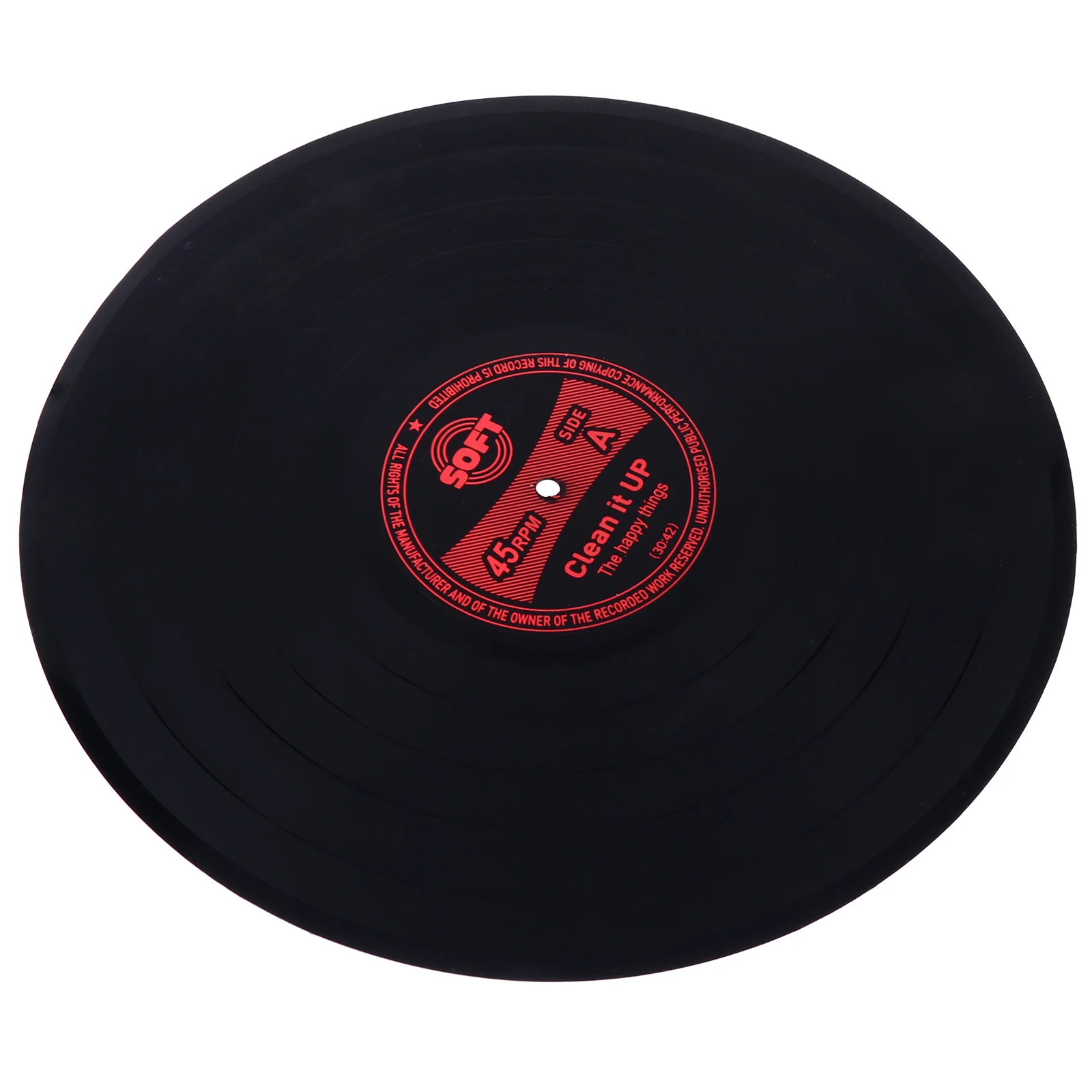 

Retro Vinyl Record Pad Heat Insulated Placemat Anti Slip Kitchen Table Decor Durability Elastic Place Mat Home Silicone Coasters