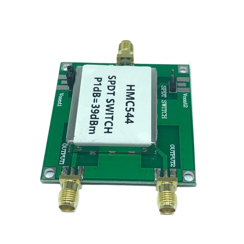 SPDT-Schaltmodul, HMC544A HF-Schaltmodul für Mikrowelle und fester Radioschalter, hoher Eingang + 39 dBm, 3–5 V Steuerung