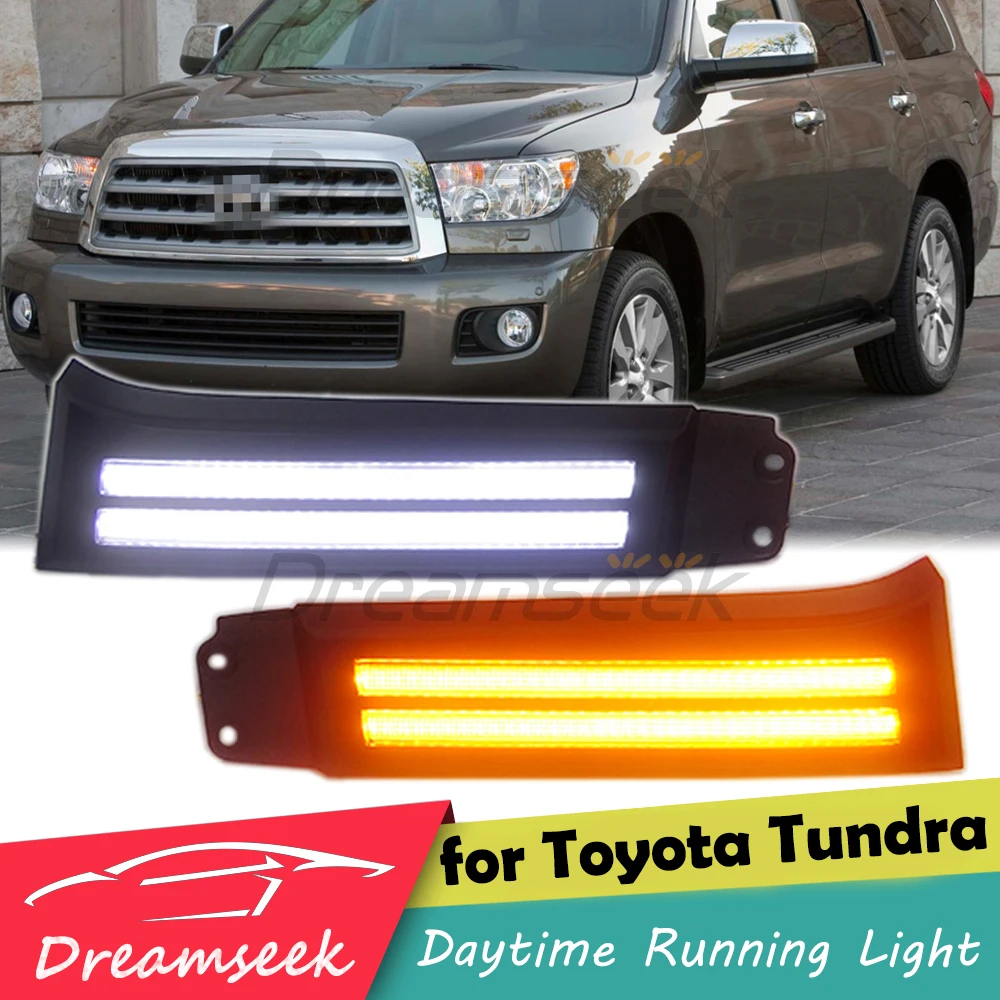 

Отделка фар DRL для Toyota Tundra 2007-2013, Toyota Sequoia 2008-2017, фотолампа