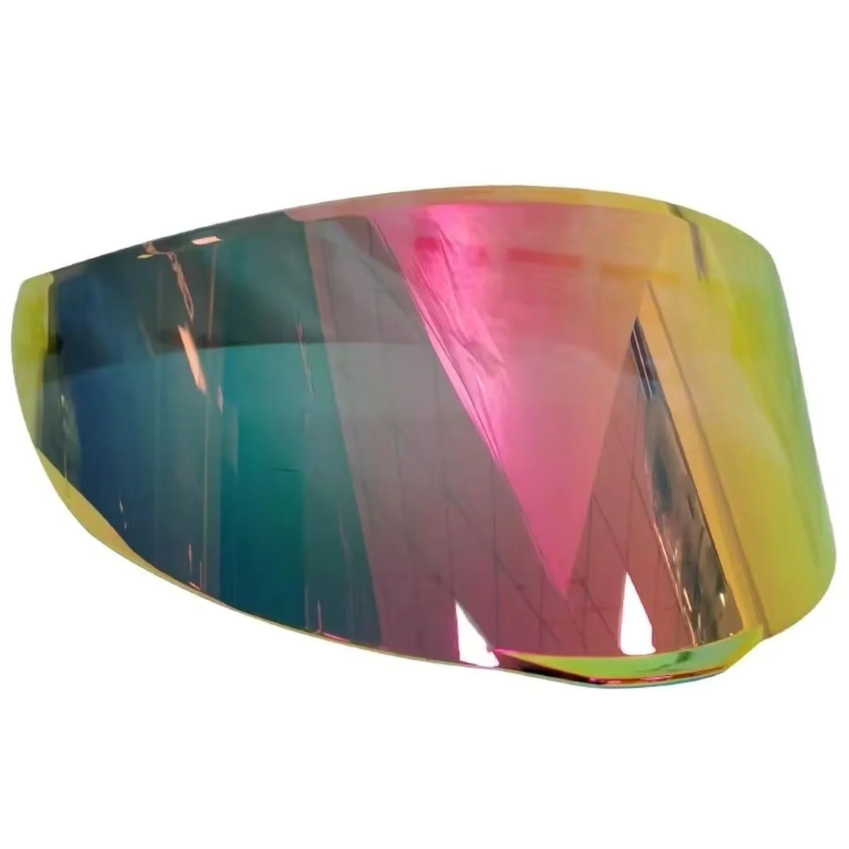 

Motorcycle Full Helmet Lens Dazzle Color Electroplating Tea Color for Different Sizes of Models