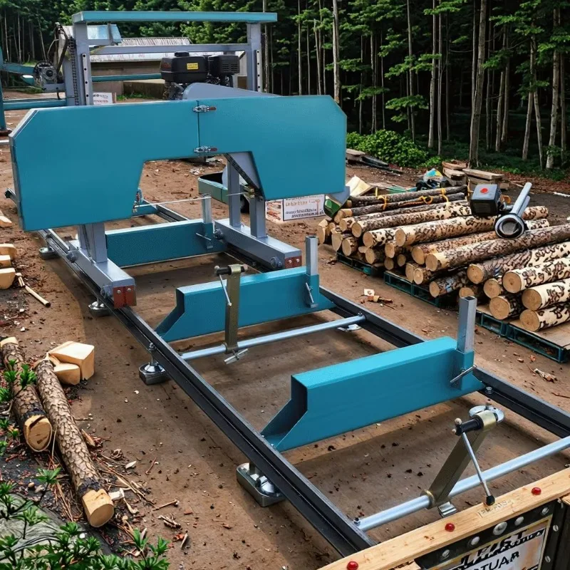 YG Customized Woodworking Machinery Petrol Industrial Waste Big Small Mini Automatic Band Panel Machine Band Sawmill