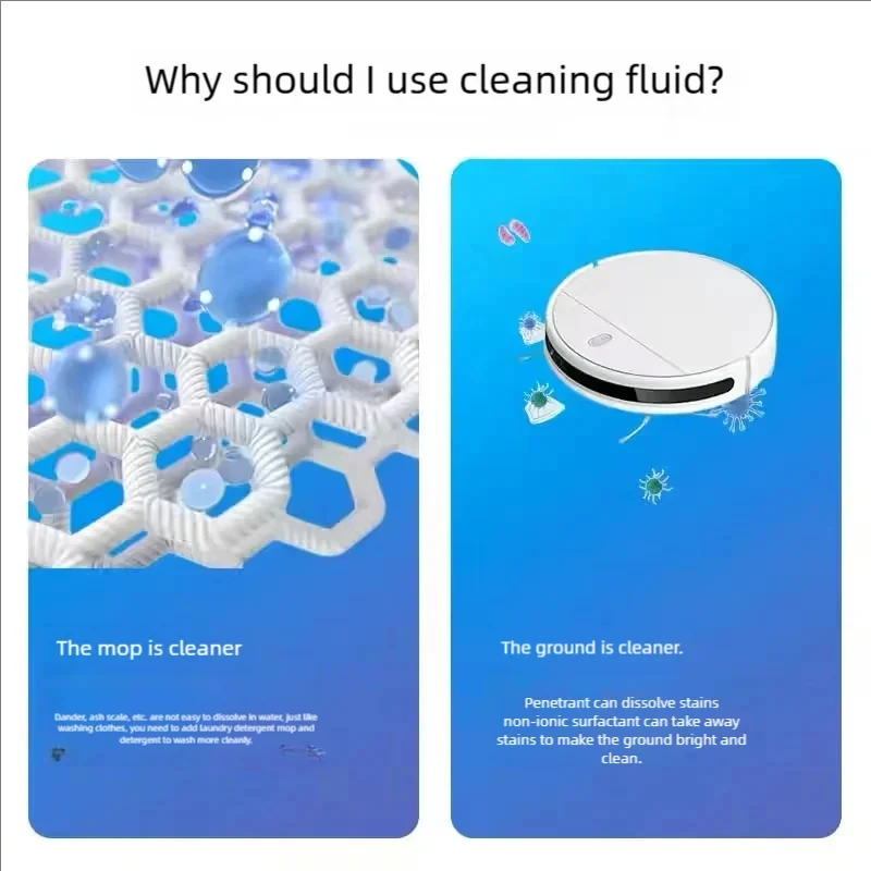

Original Floor Cleaning Fluid For Dreame D9 X30,Ultra X40 Ultra Vacuum Cleaner Parts Detergent Cleaning Fluid mop Antibacterial