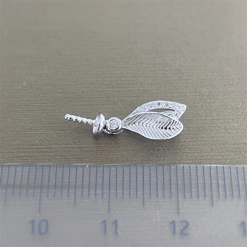 Exquisite Stylish 925 Sterling Silver Pendant Mounts Base Findings Settings Mountings Jewelry Fittings for 5-15mm Pearls