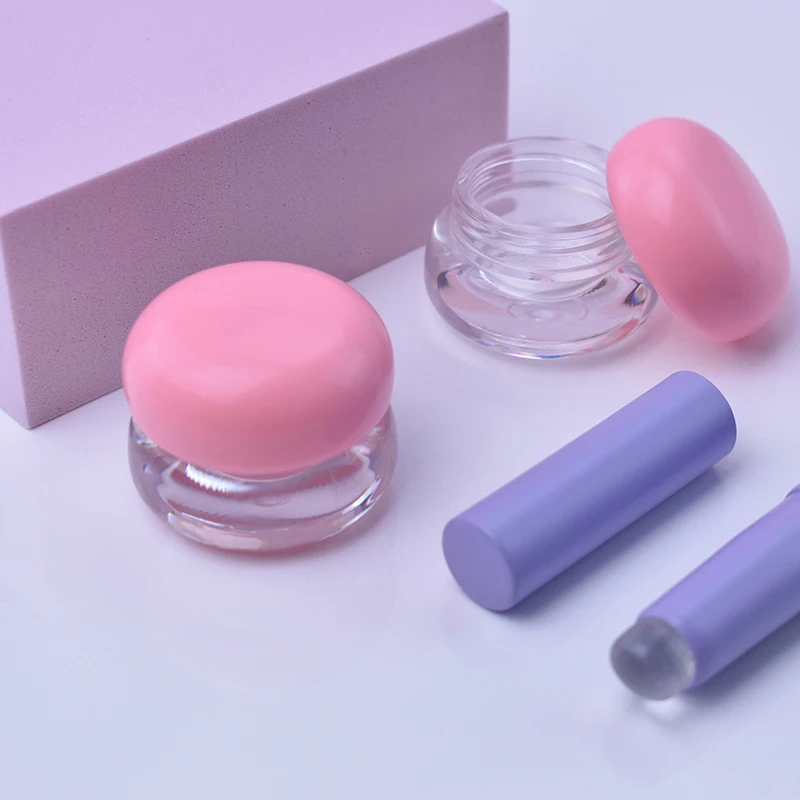 

Мини-контейнеры для бальзама для губ 5G, пустые косметические баночки, емкости для макияжа и ухода за кожей, многоразовые контейнеры для крема для лица, дорожные емкости для блеска для губ