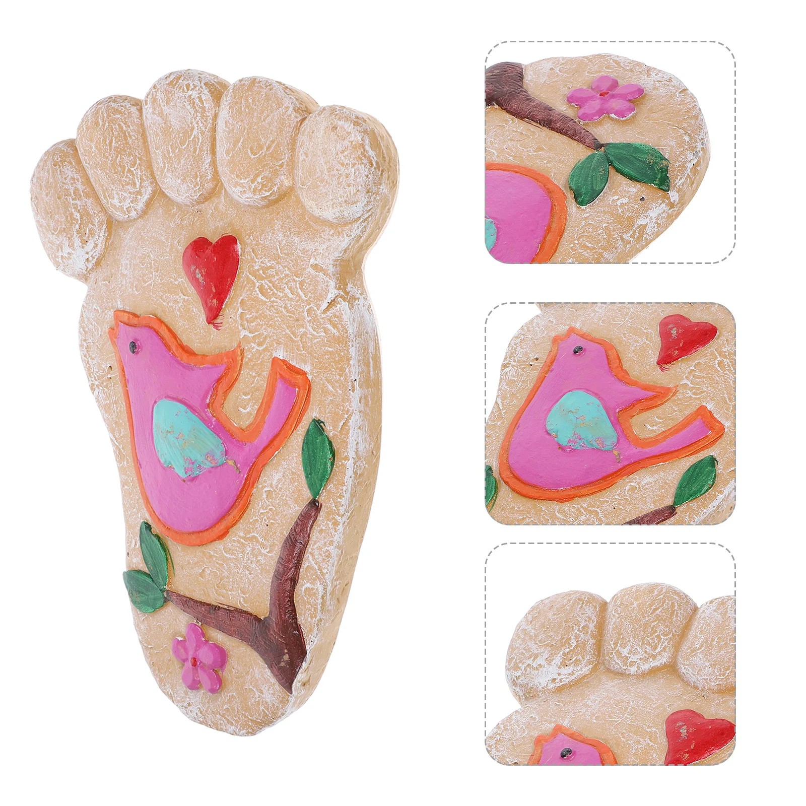 

Resin Footstep Stone Decorative Stepping Stone for Garden Lawn Villa Courtyard Outdoor Patio Slabs Patio Slabs for Garden