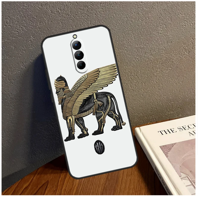 Lamassu Assyrian Winged Lion Case For Nubia Red Magic 9 Pro Plus RedMagic 8 8S Pro Plus 5G 5S 6R 6 7 6S 7S Pro Cover