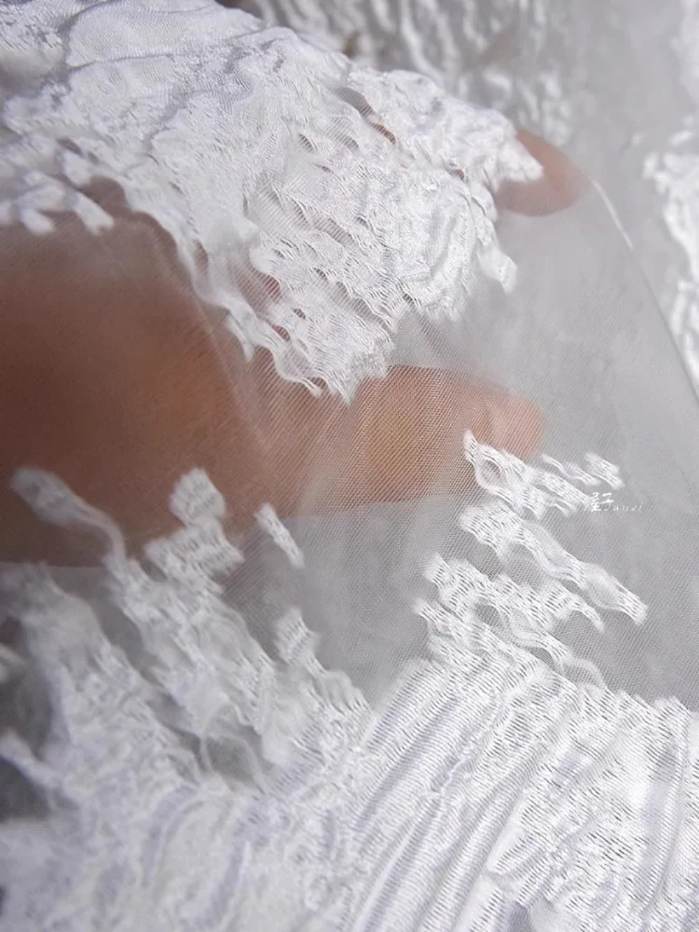 

Летняя тонкая перспективная жаккардовая ткань для официальных платьев, модная креативная дизайнерская одежда, материал для шитья своими руками, ткань