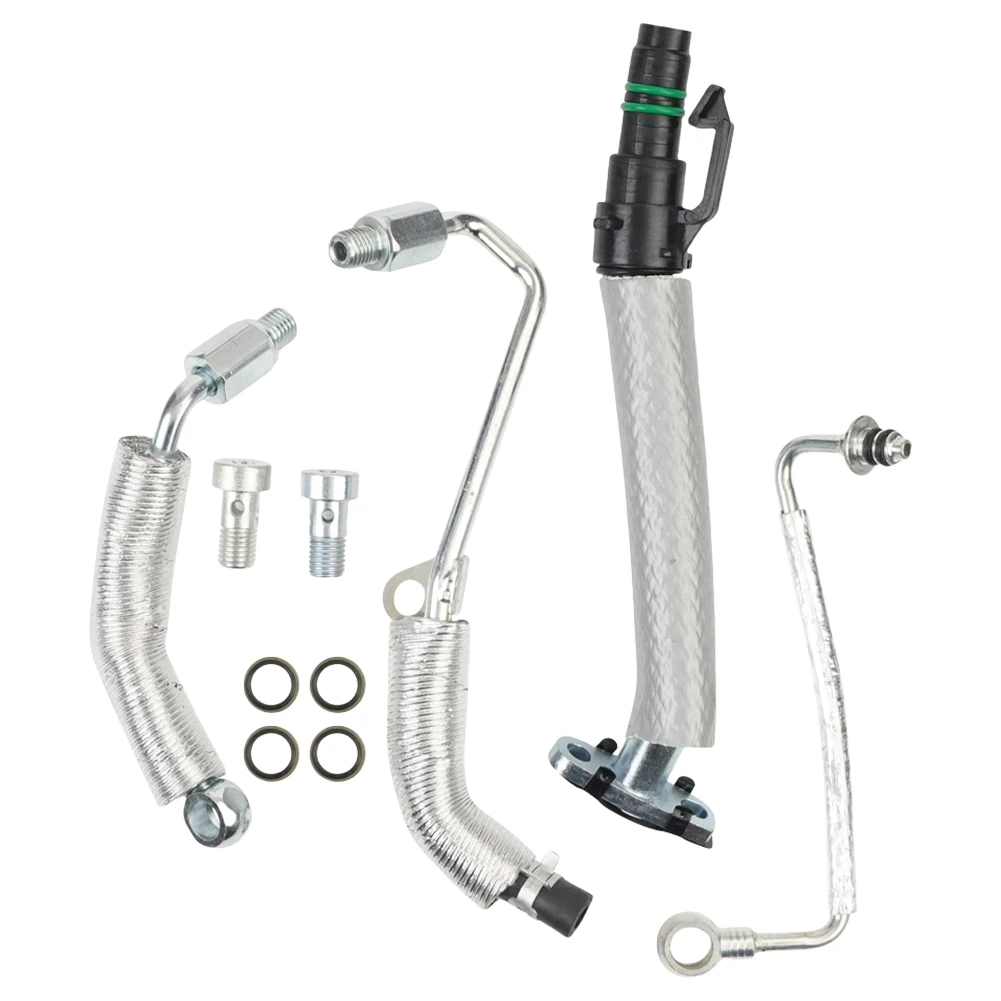 Engine Turbo Oil Return Drain & Oil Feed Pipe 55568031 55592600 25198546 55567067 for Chevy Cruze 2011-2019 Sonic 2012-2020
