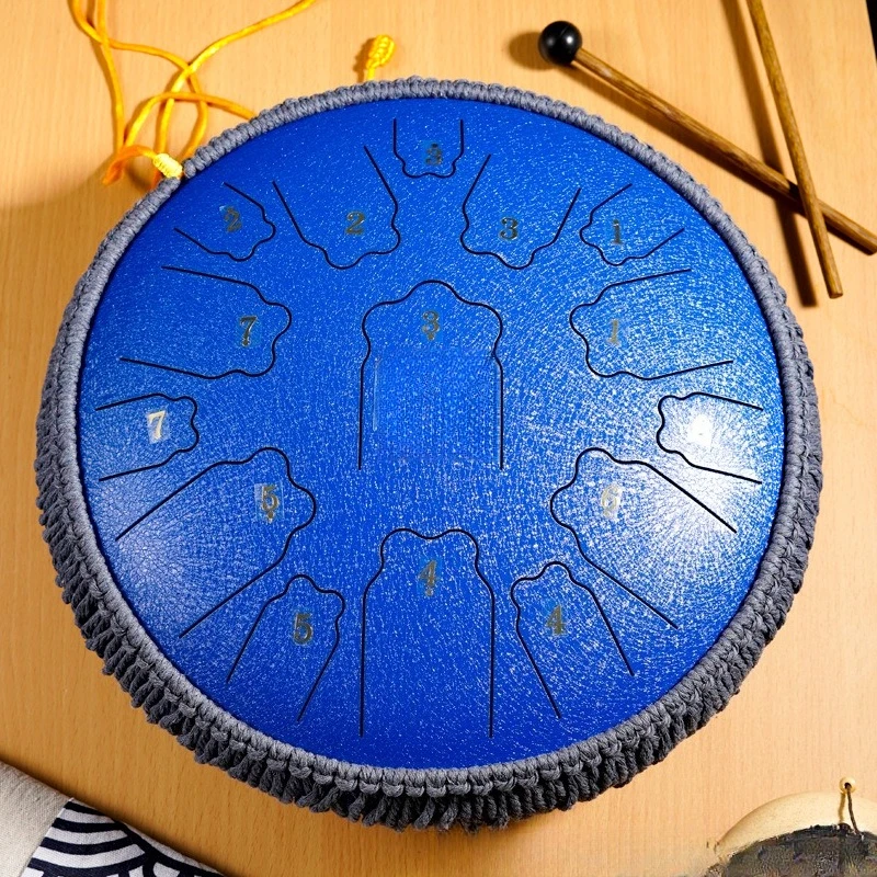 طبلة أثيري ننسى القلق الصلب اللسان طبل قرع أداة اللون فارغة طبل اليد القرص