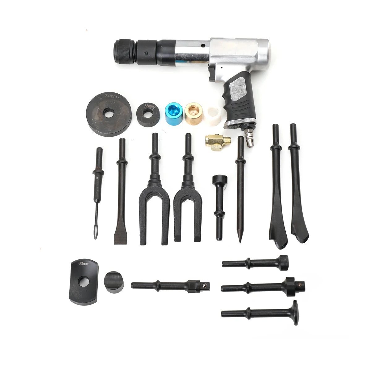 Imagem -06 - Ball Joint Desmontagem Martelo Air Hammer Tool Grupo Kit Martelo Pneumático para Veículos Motorizados e Carros de Oficina 16 Pcs