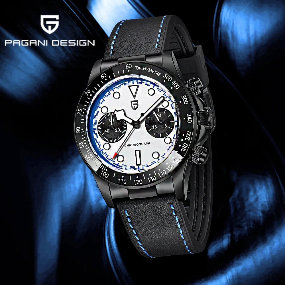 Pagani design men's watches luxury men's Quartz watches top fashion brand sports chronograph Sapphire diving relógios masculino