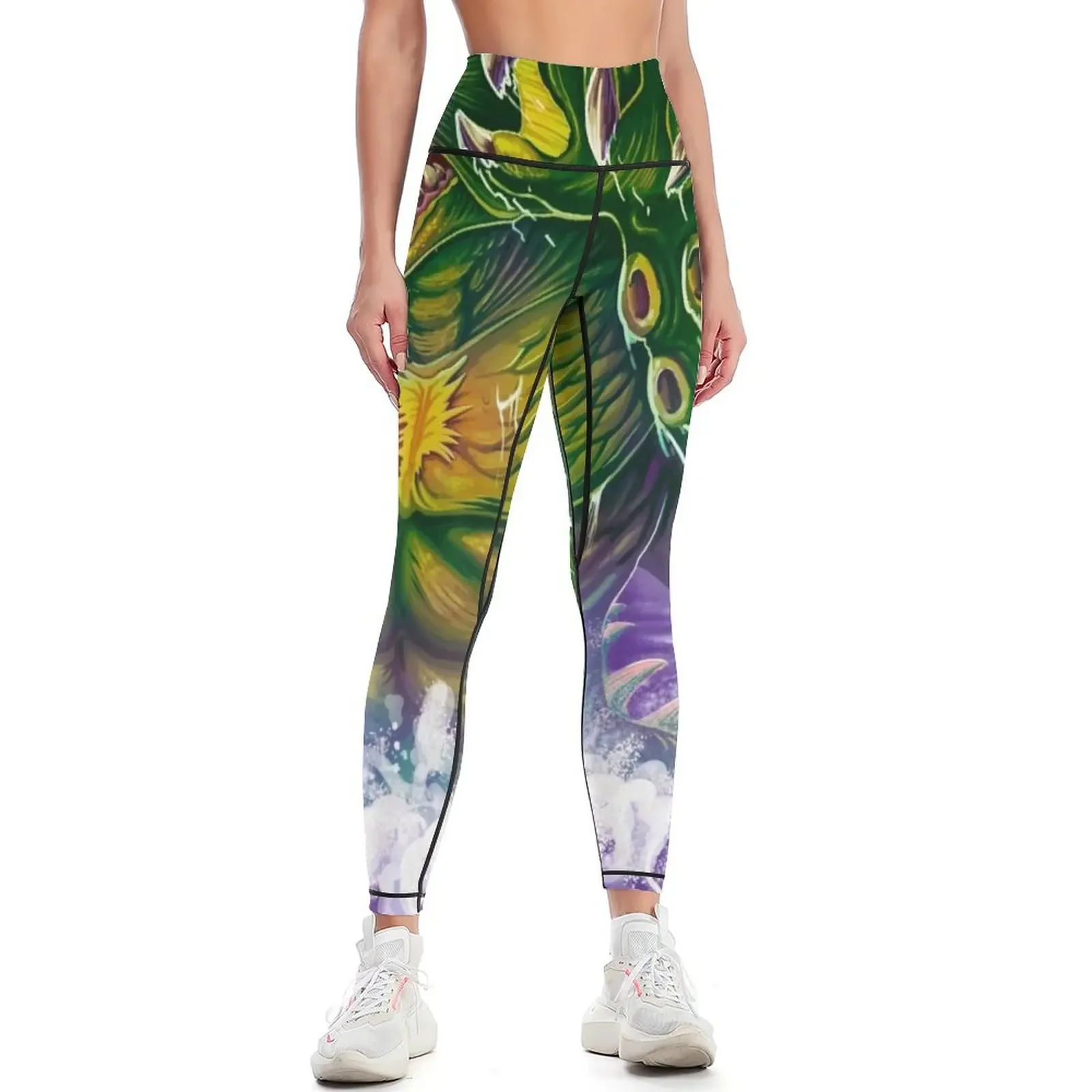 

Kraken Resurrected Box Art Leggings legging push up Leginsy push up sportswear gym Womens Leggings