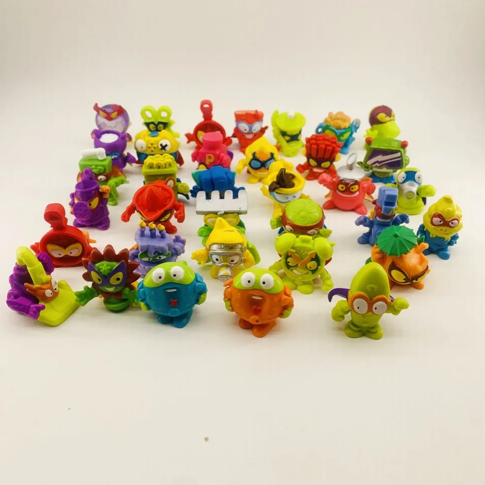 12/24Pcs Different Superzings Series Mixed Figures 3CM Superthings Collection Model Toys for Kids Gift