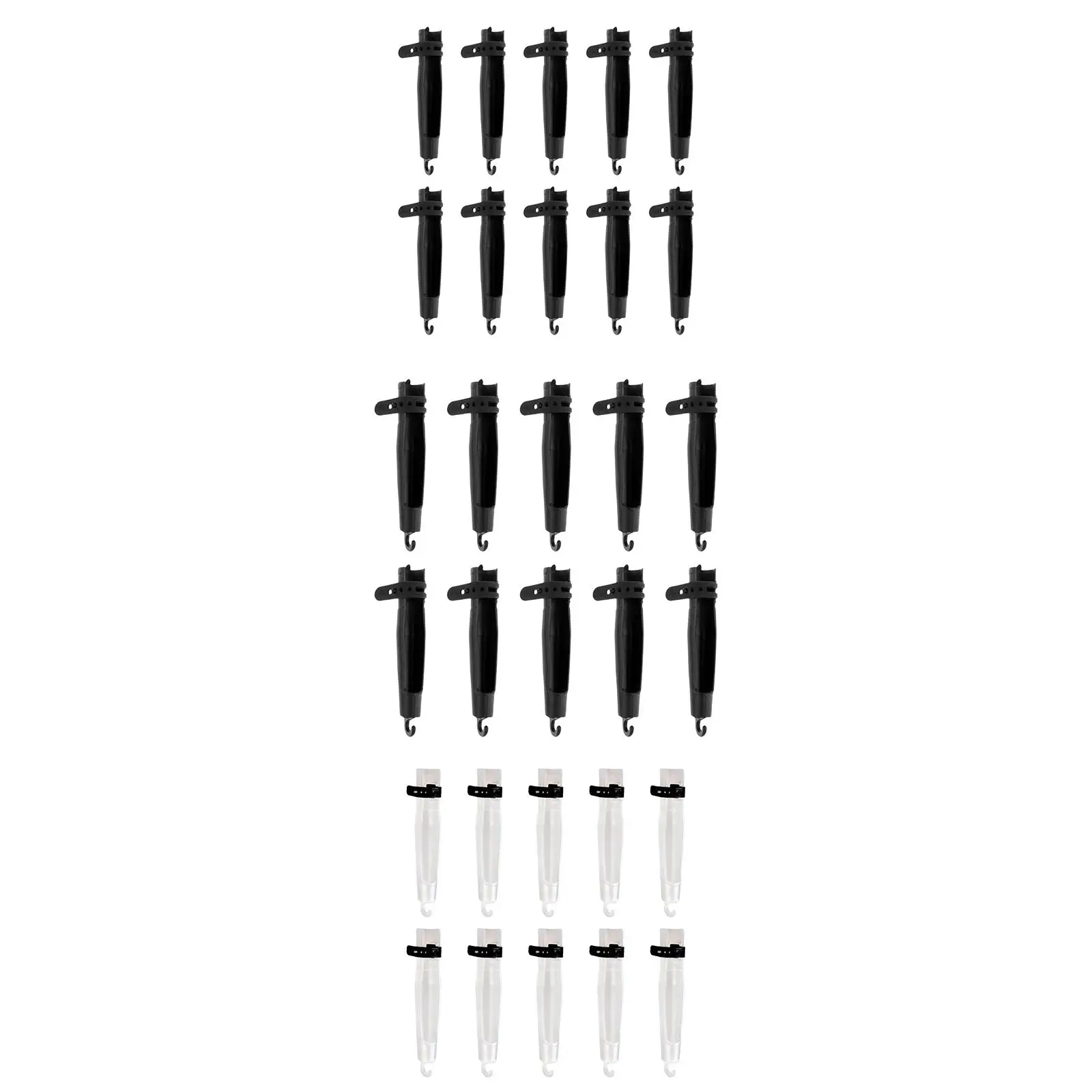 

10 шт., чехлы для наконечников удочек, аксессуары для рыбалки, портативные с застежкой-ремешком, компактные легкие защитные чехлы для наконечников