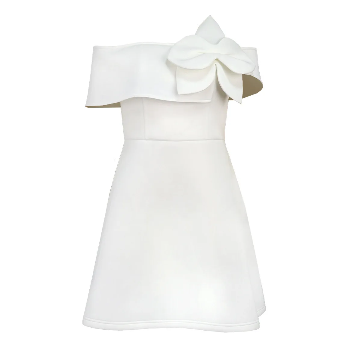 Mode Off-schulter A-linie Kleid Dreidimensionale Blumen Sexy Kleid Party Kleid 2025, Sommer Kleid Robe Vestido Frauen Elegante