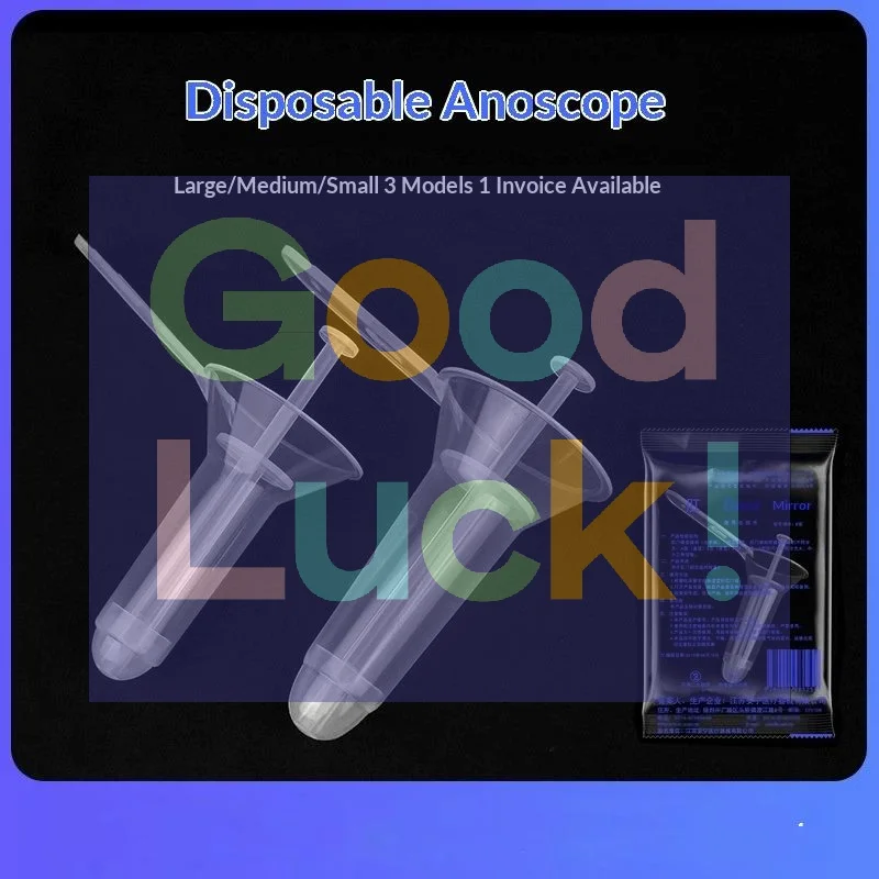 【WA】Disposable Transparent Anoscope Hemorrhoid Ligation Device Special Anorectal Health Missing Angle Palpable Anoscope