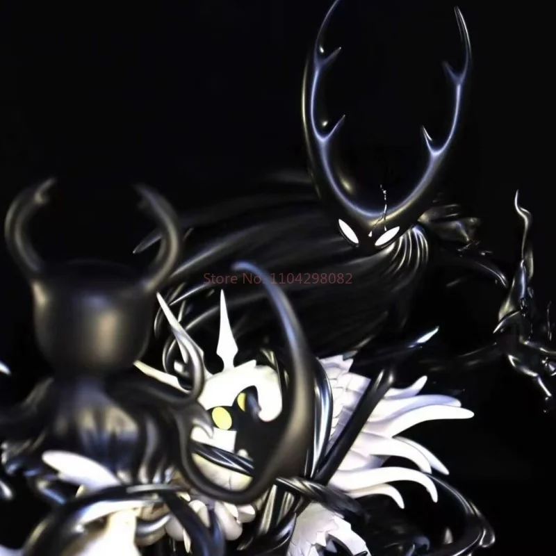 Nowa gra Hollow Knight: Kolekcjonuj Shade'a i Hollow Knighta - ruchoma figurka, model w stylu dark fantasy, statuetka, zabawka, dekoracja na biurko, prezent.