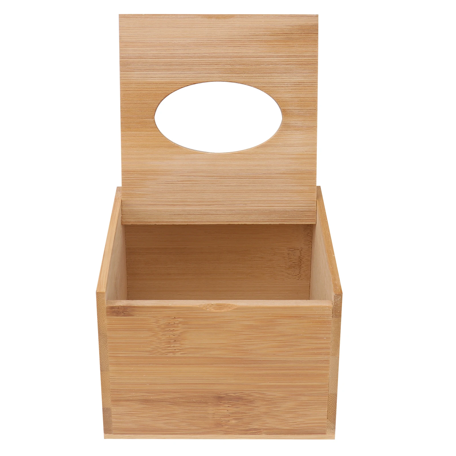 

1pc Wooden Tissue Box Square Size S Bamboo Holder For Home Kitchen Bathroom Office Heavy Duty Paper Box Cover Craft Sewing Tools