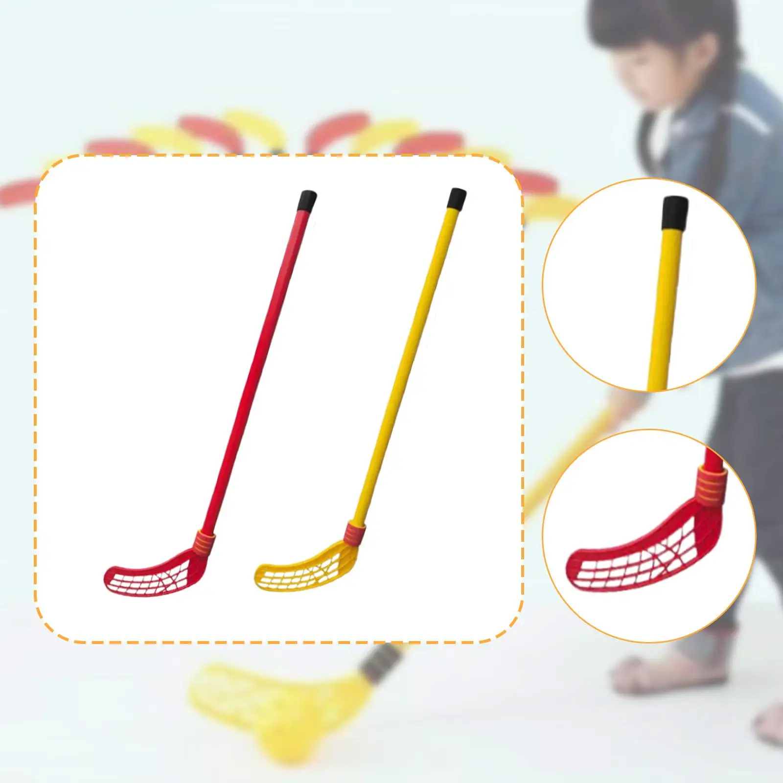

Children Hockey Stick Toy Sensory Training Toy Gift Outdoor Sports Equipment Early Education Boys Girls Kids Floorball Stick